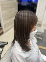 プログレス フレスポ富沢店(PROGRESS)&nbsp;白髪ぼかしハイライト/オーガニック/レイヤー