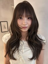 チル 福井駅前店(Chill)&nbsp;チョコベージュ/透明感カラー/レイヤー/顔周りカット/福井