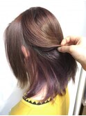 ナチュラルバイオレットインナーカラー　【mifuyu】