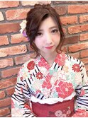 浴衣　成人式　卒業式　振袖　袴　ヘアアレンジ