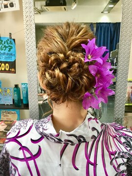 ヘア メイク エア コーディネーション 浴衣ヘアセット