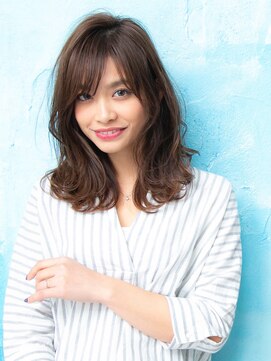 ロンドプランタン 恵比寿(Lond Printemps) 【lond printemps水野】毛先ミックスデジタルパーマミディ