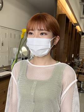 リン(Lin) 丸みショート/ケアブリーチカラー