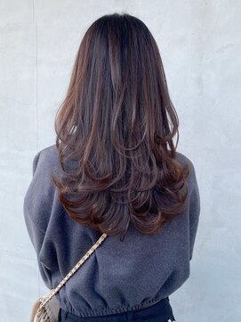 宝の髪 レイヤーロング