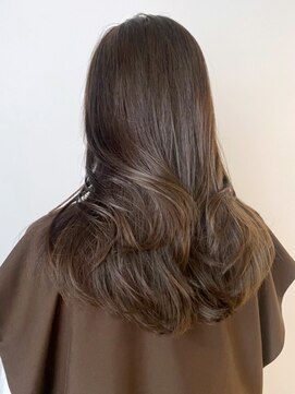 アルバム 渋谷パルコ(ALBUM) オリーブベージュレイヤー_グレージュカラーボブウルフ_ba392672