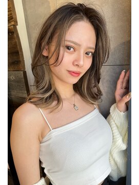 トルネード(TORNADO) フェイスフレーミングインナーカラーチョコベージュ n1.24