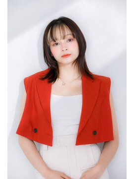 クロエ 武蔵小杉(Cloe) 前髪インナーカラー×ナチュラル外はね