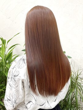 アンフィニー 銀座(ANFINI) 東京 銀座 ピンクベージュ 髪質改善トリートメント