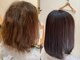 美容室 グロスの写真/【須磨寺駅/徒歩3分】40～50代の大人女性/くせ毛、髪の傷みでお悩みの方必見。うる艶ストレートが実現。