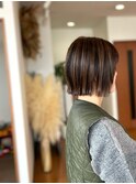 ★ブリーチなしアンブレラカラーデザインのミニボブ★