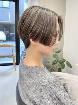 グラフ 銀座(GRAFF) 30代40代ショートハイライト/ハンサムショート/前髪なしショート