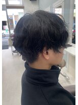 ジパングノアールオム 曳舟店(Zipangu NOIR HOMME)&nbsp;くるくるしない雰囲気パーマ