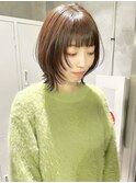 顔まわりレイヤー レイヤーカット　レイヤーボブ