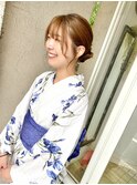浴衣ヘアー