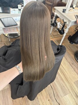 【上大岡/Wakana】質感再生カラー（トステア）オリーブベージュ