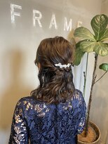 フレーム なんば店(FRAME) ▽ハーフアップ