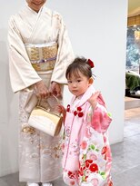 ジラ ヘアアンドメイク(girra HAIR&MAKE) 3歳七五三着付け