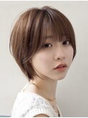 ショートボブ/マロンベージュ/ことりベージュ/くびれショート