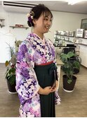 卒業式　袴×ヘアセット
