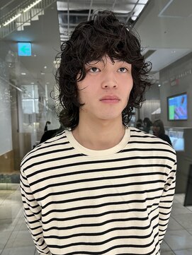 アフィナー 新宿(Afinar) メンズマレットパーマ