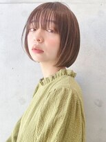 セイドット リー(Say. Ree)&nbsp;Say.ショートボブホワイトグレージュミニウルフ細めハイライト