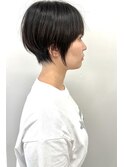 【morio】20代30代40代 髪質改善 大人かわいい黒髪丸みショート
