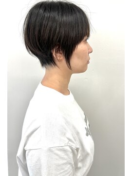 ラウンジ モリオ イケブクロ(Lounge MORIO Ikebukuro) 【morio】20代30代40代 髪質改善 大人かわいい黒髪丸みショート