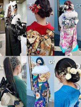グッドライフヘアー(GOOD LIFE hair)の写真/【2026年成人式の予約受付中】藍住エリアで数少ない着付け&ヘアセットができる美容室*特別な日を華やかに