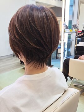 ウィル あべの店(WiLL) イメチェン丸みショートナチュラルボブ30代40代50代田嶋19