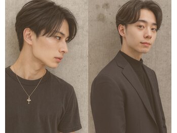 アルファ 我孫子店(alpha)の写真/<Men'sのリピート率NO.1*>かっこいいを簡単に作れるヘアスタイル*眉カットも大歓迎♪[我孫子駅]