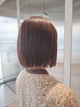 オーガニック リブ 川越(organic+live) 20代30代◎韓国風タッセルカットストレートボブ