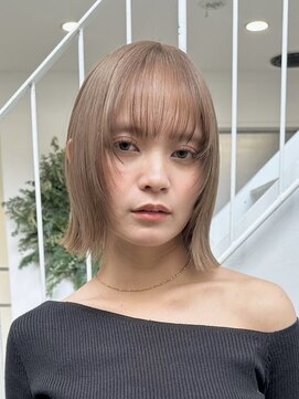 ラック 表参道(LUCK) ミルクティーカラー/ケアブリーチ/ブリーチ/表参道/原宿