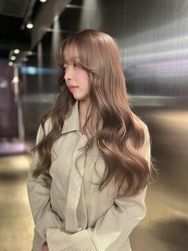 ペレ 栄 アネックス(PELE栄ANNEX) クラゲヘアー/小顔に見せるヘア/ココアベージュ/栄