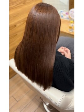 ファースト 長町店(first) 艶が出るオレンジブラウン