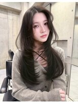 サイン 表参道(SIGN) 20代30代お洒落♪レイヤーカット韓国ヘアーグレージュカラー