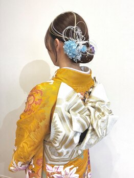 タト(tato)の写真/【守山】ブライダル/七五三/結婚式など、大切な一日を華やかに彩ります*ヘアセットと着付けの同時施術も◎