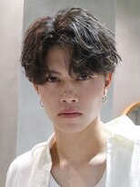 フィフス 札幌大通(fifth)&nbsp;札幌センターパートフェザーパーマフェザーショート毛流れ微分け