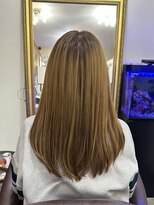 24 岸和田店&nbsp;艶感ナチュラルベージュロング