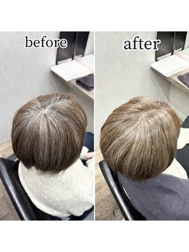 シュガー バイ エクラート 立川南口店(SUGAR by ECLART) 【立川】白髪ぼかし/白髪活かし/根本染め/リタッチカラー/南口