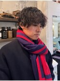 MEN’S HAIR　やりすぎない大人パーマショート 