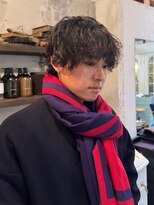 アデ オモテサンドウ(ade omotesando)&nbsp;MEN’S HAIR　やりすぎない大人パーマショート
