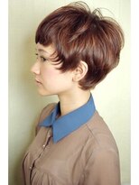 髪質改善オージュア認定サロン un 柏店【5月1日NEW OPEN(予定)】 ◆クールショート/マッシュでイメチェン【ピンクベージュ】