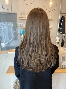 シェル 津山の手店(shel) アッシュブラウン/艶感カラー/ニュアンスカラー春カラー