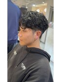 横浜★メンズパーマシャドウパーマ刈り上げミディアム