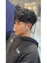 キャンバス バイ ネオリーブ 横浜西口(Canvas by neo.)&nbsp;横浜★メンズパーマシャドウパーマ刈り上げミディアム
