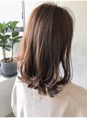 くせ毛風カールこなれヘア大人可愛い愛され艶感#293g0504