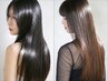 【梅雨対策！新生活応援】美髪酸性ストレート+垢抜けカラー+身だしなみカット