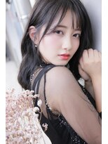 アミ 四条烏丸店(amie)&nbsp;くびれレイヤー/ラテグレージュ/韓国巻き/顔周りカット/水戸