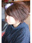 卒業式☆ショートボリュームスジアレンジ