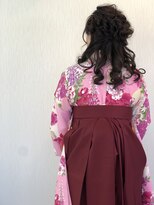 ライブヘアー セック 南柏店(Live Hair SEC)&nbsp;【おくれ毛たっぷりエレガントハーフアップ】